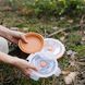 Контейнер Tribe Bowl Container 800 мл силиконовый T-FF-0046, ocher