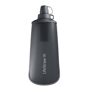 Пляшка-фільтр для води LifeStraw Peak Squeeze, 1 л, Dark Mountain Gray
