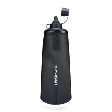 Пляшка-фільтр для води LifeStraw Peak Squeeze, 1 л, Dark Mountain Gray