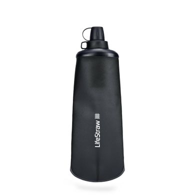 Бутылка-фильтр для воды LifeStraw Peak Squeeze, 1 л, Dark Mountain Gray