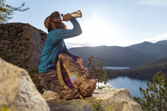 Пляшка-фільтр для води LifeStraw Peak Squeeze, 1 л, Dark Mountain Gray