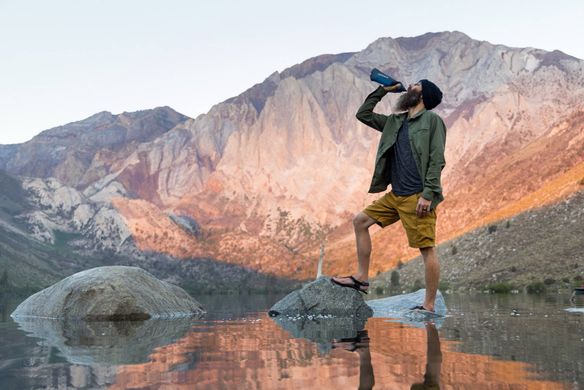 Пляшка-фільтр для води LifeStraw Peak Squeeze, 1 л, Dark Mountain Gray