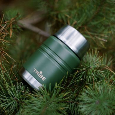 Термос Tribe Food Jar пищевой 0,45 л, olive