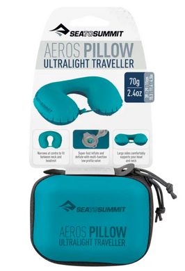 Надувна подушка Sea To Summit Aeros Ultralight Pillow Traveller, 11х39х29см, Grey (STS APILULYHAGY)