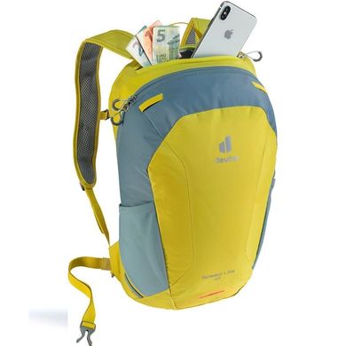 Рюкзак туристичний Deuter Speed Lite 20 л 2334 Greencurry-Slateblue