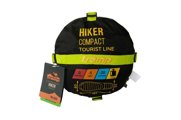 Спальный мешок Tramp Hiker Compact кокон левый TRS-051С