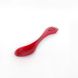 Ложка-вилка (ловилка) пластмассовая Tramp красная TRC-069-red